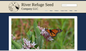 screenshot of River Refuge Seed website