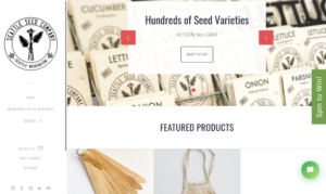 screenshot of Seattle Seed Co. website